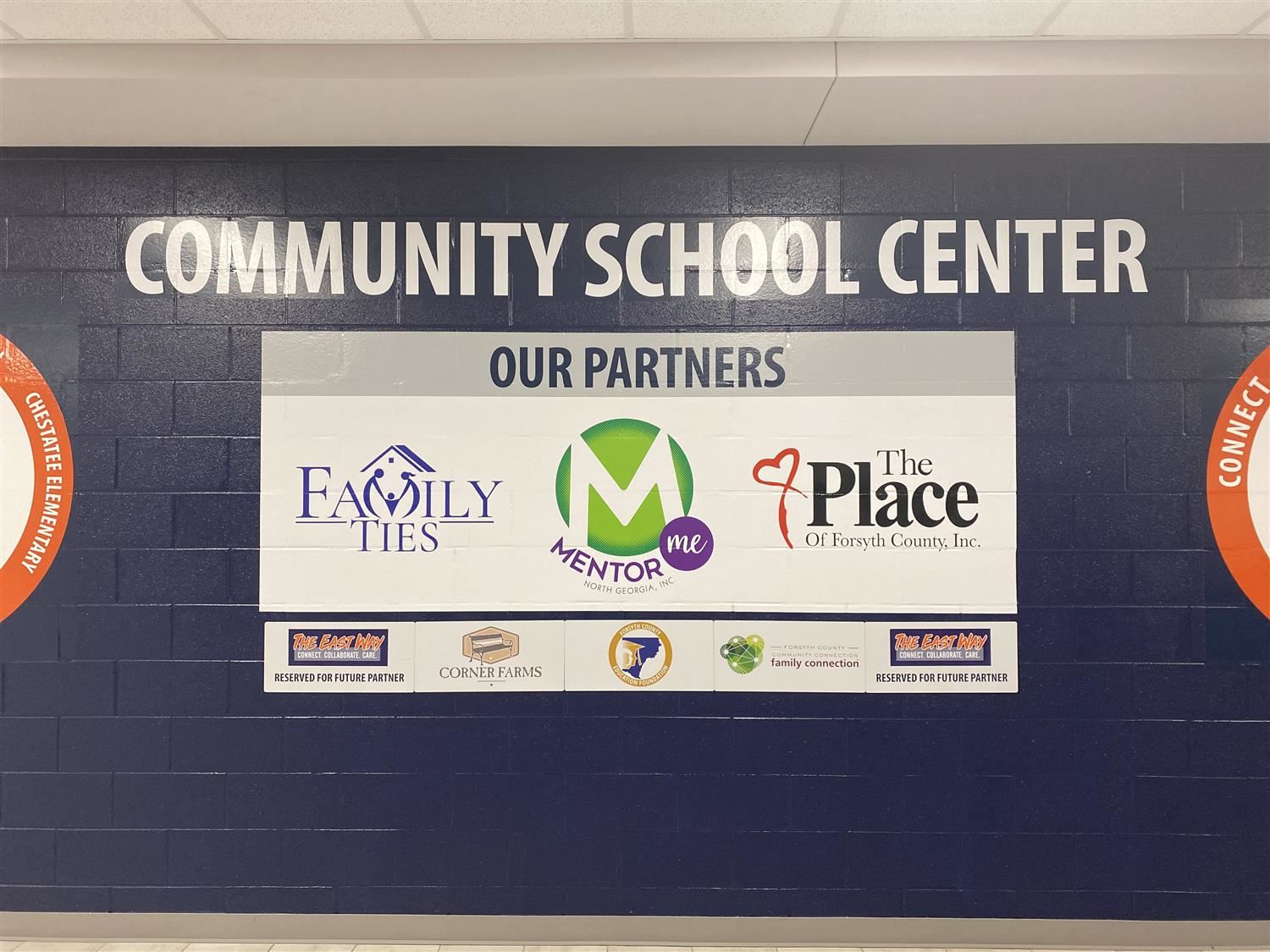 Community School Partners Wall